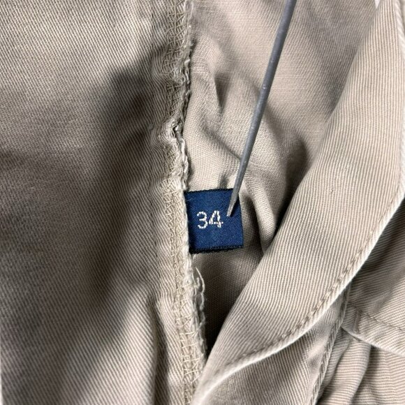 Polo Ralph Lauren Flat Front Cargo Shorts Pockets Beige Men’s Size 34 x 8 - Picture 4 of 6